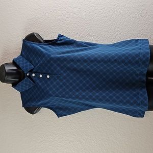 Nike | Women's Golf Fit Dry Active Sleeveless Button Front Women's Tee Sz M
